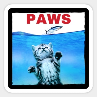 PAWS! Sticker